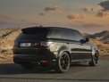 Negro Land Rover Range Rover Sport SVR 2019 for rent in Abu Dhabi 7